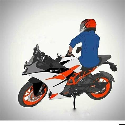 Pin By Trippysoul On Bike Bike Sketch Ktm Rc Bike Drawing