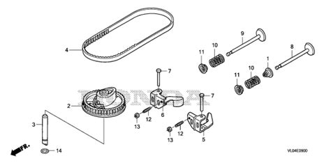 Honda HRR216K9 VKAA MZCG 8670001 9999999 Lawn Mower Partswarehouse