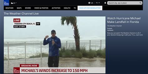 weather channel  stream