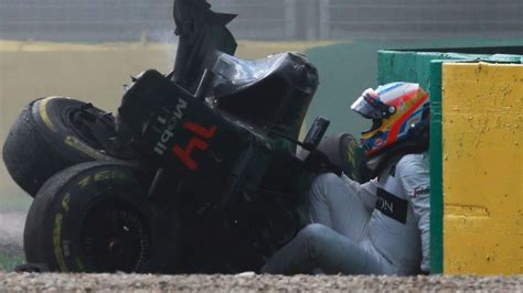 Fernando Alonso Lucky To Be Alive After Australian Gp Horror Crash F1 News