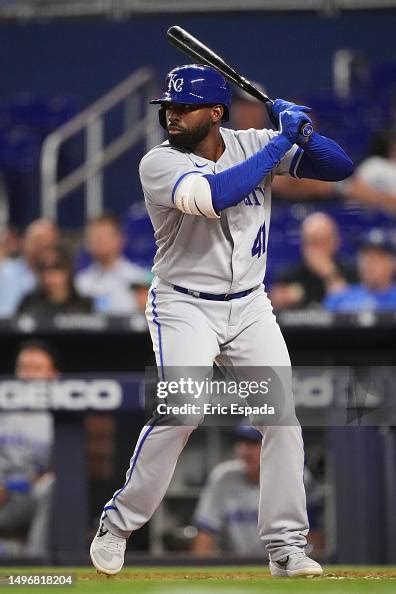 Jackie Bradley Jr 41 Of The Kansas City Royals At Bat During The