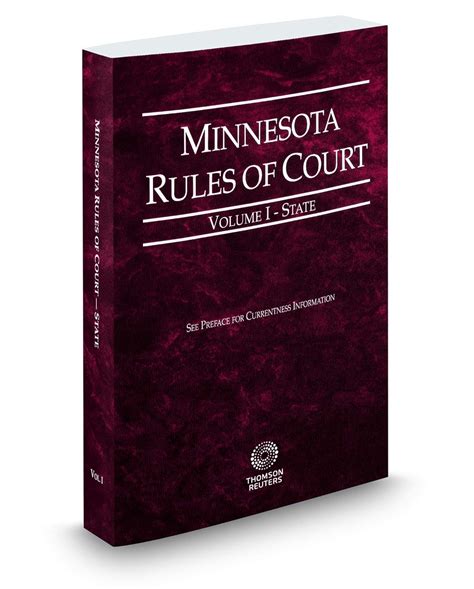 Michigan Rules Of Court State 2019 Ed Vol I Michigan Court Rules