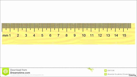 Printable Yellow Ruler Inches - Printable Ruler Actual Size