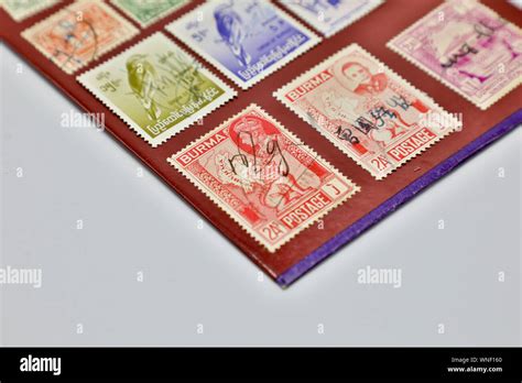 Old Burma Postage Stamp Hi Res Stock Photography And Images Alamy