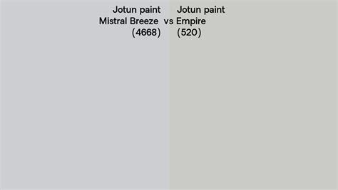 Jotun Paint Mistral Breeze Vs Empire Side By Side Comparison