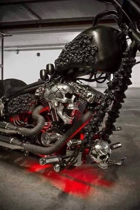 Pin By Kristi Morehead On Skulls Skeletons Chopper Bike Futuristic