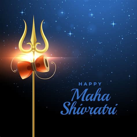 Free Vector Happy Maha Shivratri Festival Greeting