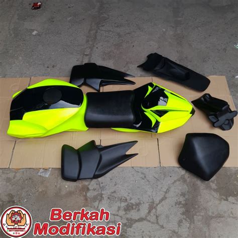 Jual Cover Kondom Tangki Body Belakang Model Ninja 250FI PNP Yamaha