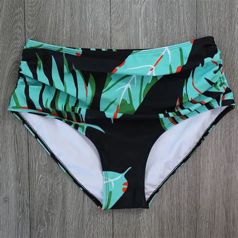 Free Shipping Sexy Bikini Set Retro High Waisted Bathing Suits Jkp