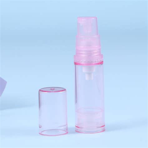 6pcs Empty Airless Pump Plastic Bottles Vacuum Pressure Emulsion Bottle With Lotion Pump 5ml