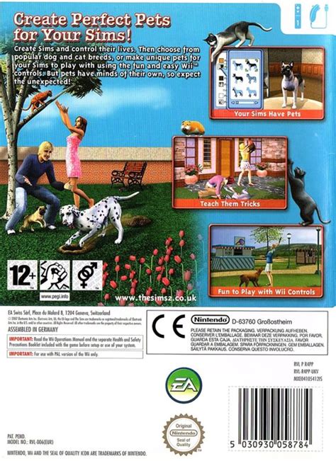 The Sims 2 Pets Cover Or Packaging Material Mobygames