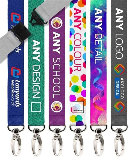 Personalised Custom Lanyards Dye Sublimation Printed