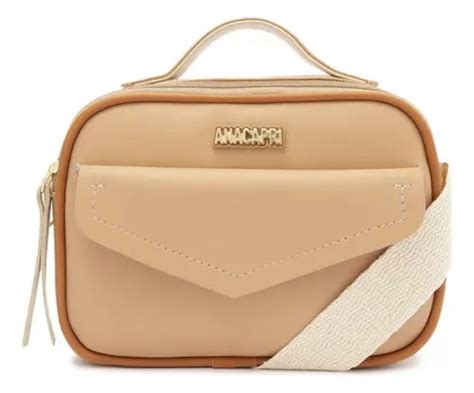 Bolsa Feminina Crossbody Pequena Bolso Envelope Nude Anacapri