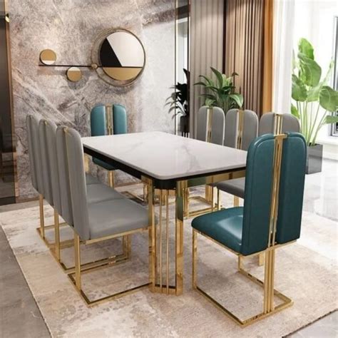 modern  seater dining tables  stylish homes phooldaan