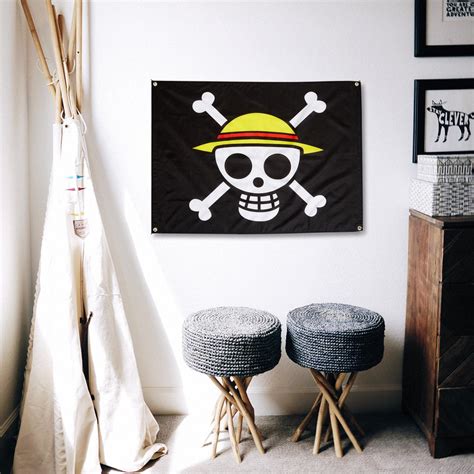 One Piece Luffy's Straw Hat Pirates Skull Flag | Free Shipping