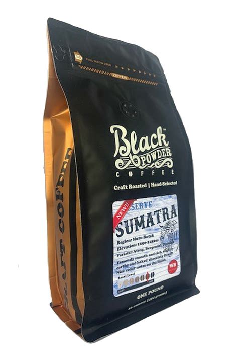 Sumatra Mandheling Coffee Dark Roast Single Origin Local Roasted Black Powder Coffee