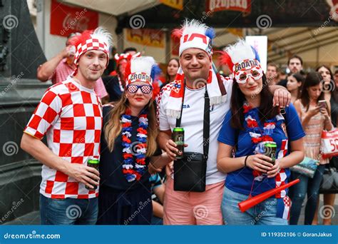 Croatian Football Fans Editorial Photo Image Of Competition