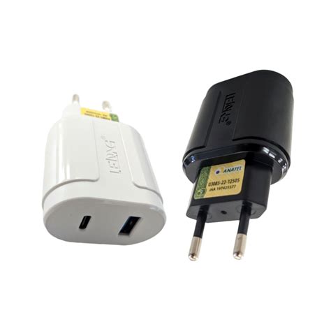 Fonte Carregador Tipo C E USB 5 1A Lelong LE 285 Lelong