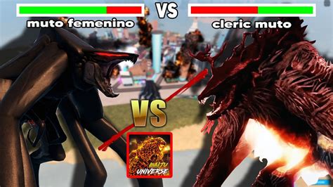 Muto Femenino Vs Cleric Muto Kaiju Universe Ismael Juega Youtube