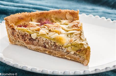 Tarte Rhubarbe Amandes Kilomètre 0