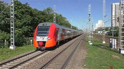 Электропоезд по СМЕ ЭС2Г-037/ЭС2Г-034 "Ласточка" (ТЧ-6) пригородный ...