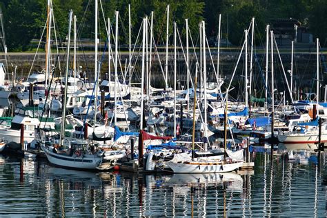 Free Images Sea Water Dock Vehicle Mast Yacht Vancouver Harbor