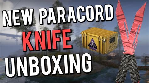 New Paracord Slaughter Knife Unboxing Cs Go Shattered Web Case Youtube