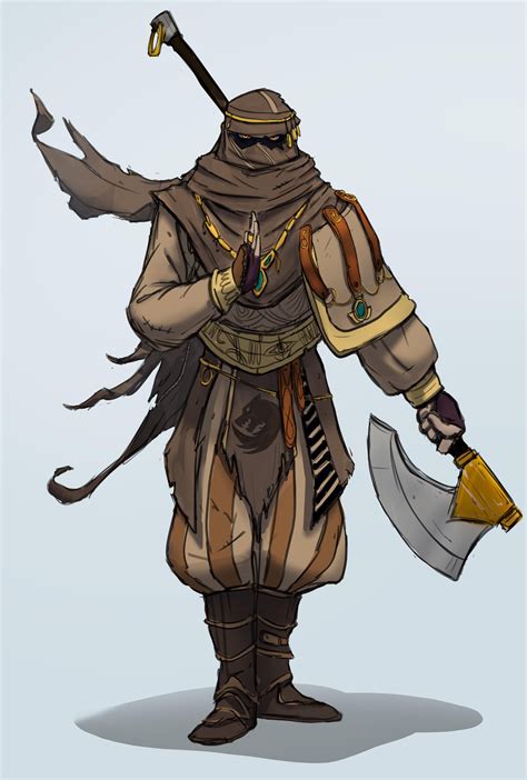 Sand Ninja Fantasy Character Design Character Design Character Art