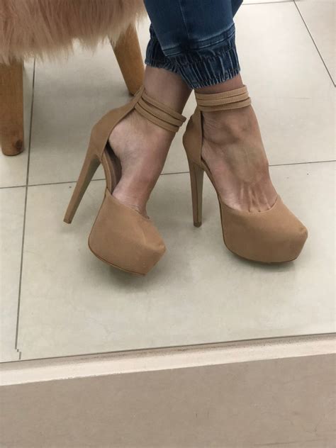 Sapato Boneca Tiras Mega Pata Cm Nude Sand Lia Feminina Nunca Usado Enjoei