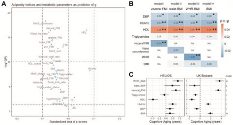 Univariate And Multivariate Associations Of Visceral Adiposity And