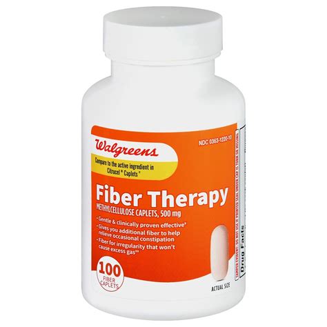 Walgreens Fiber Therapy Caplets Walgreens