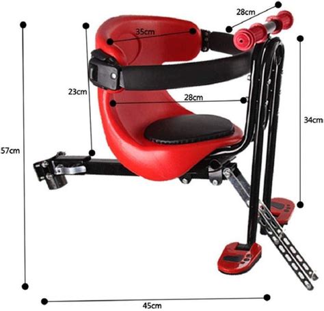 Silla Bicicletas Bebe Ni O Ni A Frente Con Soporte Met Lico