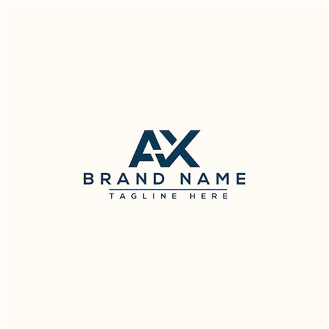 Premium Vector Ax Logo Design Template Vector Graphic Branding Element