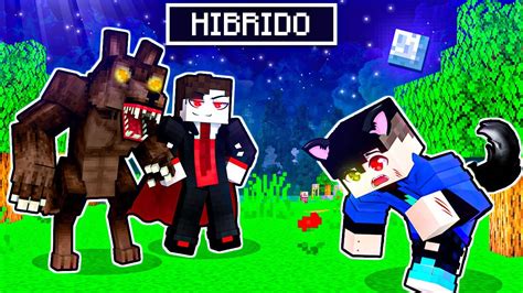 Minecraft Mas Fui Mordido Por Um Lobisomem E Vampiro Youtube