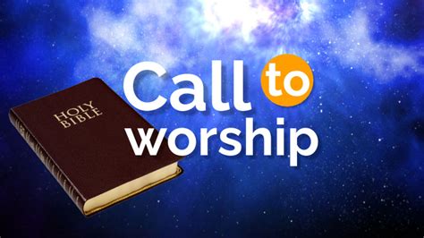 Call To Worship Church Slides For Projector Template Postermywall