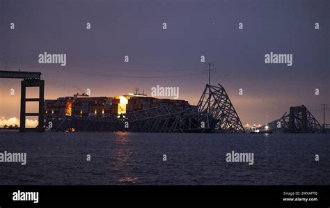 Francis Scott Key Bridge Collapse Hi Res Stock Photography And Images