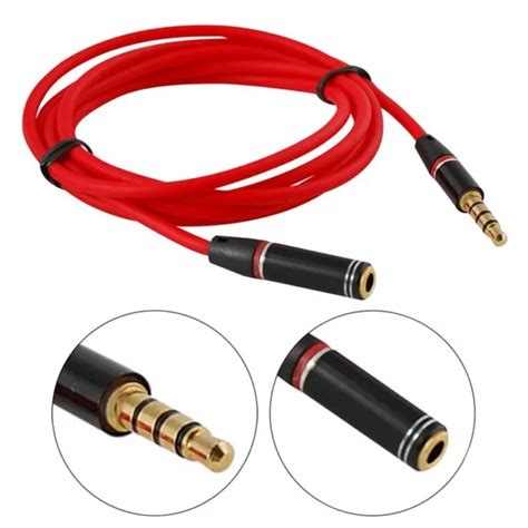 CONNECTEUR DOUILLE Cable Audio Aux Pi Ces Haute De Qualit Longue Dur E