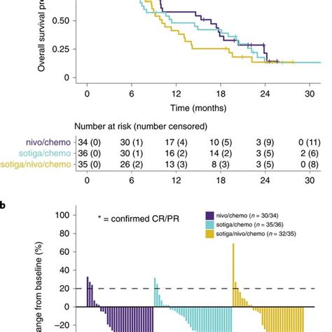 OS And Tumor Response A KaplanMeier Curves Of OS Of Patients In The