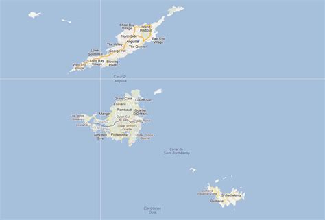 Anguilla Cities Map