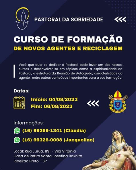 Curso de reciclagem e formação de novos Agentes da Pastoral da