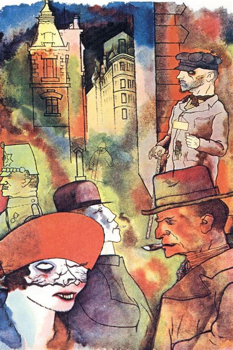 George Grosz From The Series Meeting Private Collection The