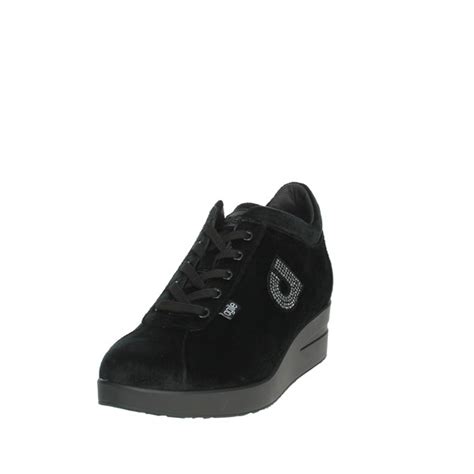 Sneakers Bassa Jackie Pluvia Nero Nero Shoes Point