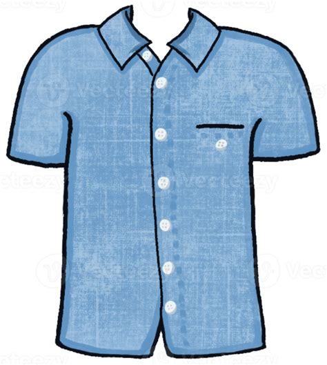 Blue Shirt Cartoon Mascot 19837228 Png