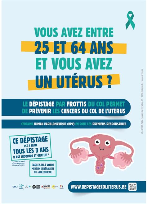 La Campagne De Sensibilisation Au D Pistage Du Cancer Du Col De L