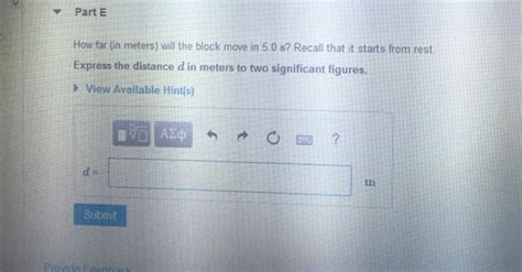 Solved Kch Hw Newton S Nd Law F Motion Of A Chegg