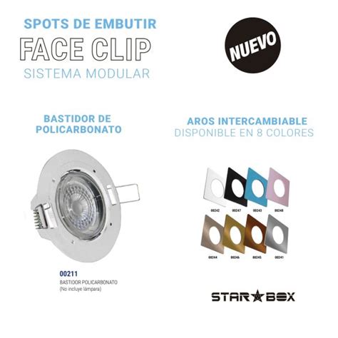 Spot Cuadrado Bastidor Blanco De Embutir Para Dicro Star Box Compra