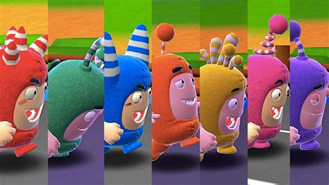 Oddbods Turbo Fuse Zee Pogo Slick Bubble Newt Jeff YouTube