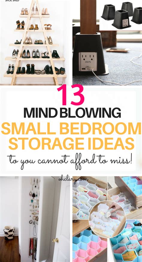 Small Bedroom Storage Ideas 4 Ohclary