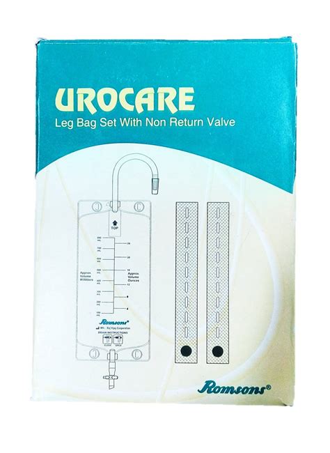 Romsons Uro Care Leg Urine Collecting Bag Set With Non Return Valve Db