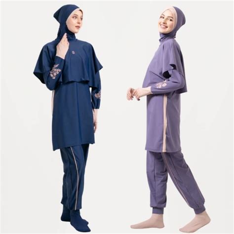 Jual Polite Swim Baju Renang Muslimah Tun Dolphin Shark Nude Pale